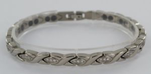 【送料無料】イタリアン　ブレスレット　ブレスレットチタンブレスレットda donna autentico cristallo terapia magnetica braccialetto titanio braccialetto artrite regalo｜hokushin