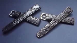 【送料無料】イタリアン　ブレスレット　ブレスレットワニクラシックbracelet montre en crocodile modle classiquedisponible de 16 20mm｜hokushin