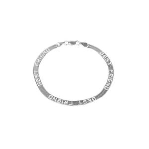 【送料無料】イタリアン　ブレスレット　ブレスレットアルジェントbracelet argent 925 maille miroir best friend｜hokushin