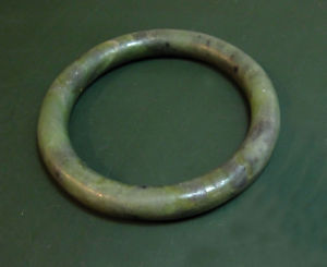 【送料無料】イタリアン　ブレスレット　カフメランジュmolto bella et jadebracciale foresta verde melange * circa * 46 g nephrit