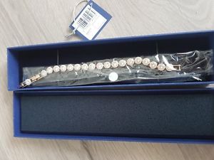 【送料無料】イタリアン　ブレスレット　オリジナルスワロフスキーカフブレスレットゴールドoriginale swarovski angelic bracciale bracelet oro np 129 nuovo