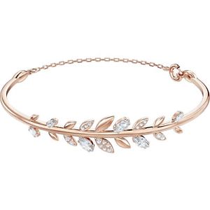 【送料無料】イタリアン　ブレスレット　カフスワロフスキーピンクゴールドオリジナルbracciale donna swarovski rigido mayfly oro rosa nuovo e originale 5410411 2018
