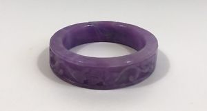 【送料無料】イタリアン ブレスレット ラベンダーラットブレスレット100 naturale giada lavanda intagliata ratto e pesce braccialetto 59mm*15mm