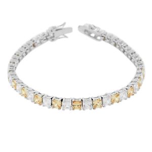 【送料無料】イタリアン　ブレスレット　プリンセスシルバーコニャックブラウンprincipessa argento di qualit bianco color cognac marrone cristalli