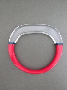 【送料無料】イタリアン ブレスレット ヴィンテージミッドセンチュリーモダニズムカフブレスレットvintage met del secolo modernist lucite bracciale braccialetto