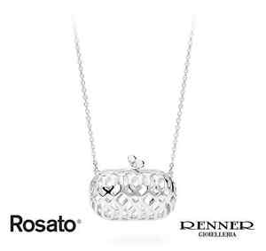 【送料無料】イタリアン　ブレスレット　シルバーアイコンバッグネックレスバッグリックペンダントrosato icone bags collana in argento 925 con pendente a forma di borsa ric17