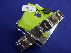 【送料無料】イタリアン　ブレスレット　カフスチールガラスdamp;g bracciale lush dj0788 acciaio e vetro