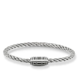 【送料無料】イタリアン　ブレスレット　ステンレススチールシルバートーマスブレスレットthomas sabo bracciale in acciaio inox argento ub00208245l19｜hokushin