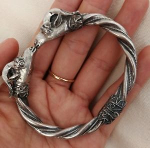 【送料無料】イタリアン ブレスレット ブレスレットアルジェントマッシフbracelet blier ancien en argent massif|hokushin