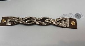【送料無料】イタリアン　ブレスレット　スパークカフspark bracciale swarowski cristallo