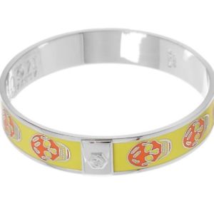 【送料無料】イタリアン　ブレスレット　アレキサンダーマックイーンイエロースカルブレスレットalexander mcqueen giallo teschio braccialetto con motivo 38,870円