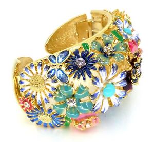 【貨物輸送無料】イタリアン 腕輪 ケネスジェイレーンゴールドマルチガーデンパーティーカフkenneth jay lane kjl oro multi garden party bracciale