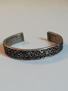 【貨物輸送無料】イタリアン 腕輪 ブレスレットアルジェントマッシフbracelet jonc en argent massif sign la luna