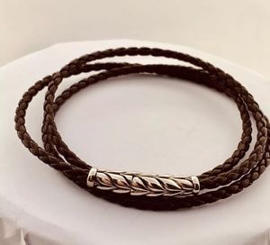 お求めやすく価格改定 メンズブレスレット ブラウン8デヴィッドyurman