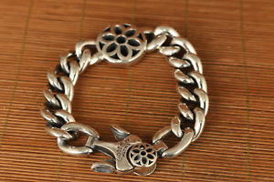 【送料無料】メンズブレスレット　10 s92510 solid s925 silver big man bracelet noble gift