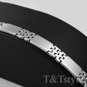 【送料無料】メンズブレスレット　ユニークステンレススチールブレスレットunique tamp;t 316l stainless steel bracelet