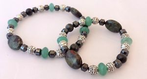 【送料無料】メンズブレスレット ブレスレットintense healing gemstone bracelet aventurine bloodstone labradorite haematite