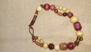 【送料無料】メンズブレスレット　メンズビーズブレスレットハンドメイドmens 8 chunky bead amp; leather bracelet handmade