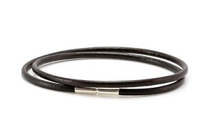 【送料無料】メンズブレスレット メンズレディースギリシャシルバーツイストmensladies 3mm real greek leather braceletsterling silver twist claspbrown|hokushin