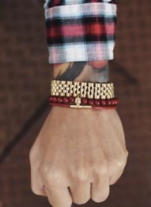 【送料無料】メンズブレスレット　18kステンレスブレスレットリンクチェーンluxury 18k gold filled men quality stainless steel bracelet link chain