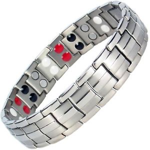 【送料無料】メンズブレスレット　mens titaniumブレスレットエネルギー￣all sizes￣ st4mens titanium magnetic bracelet arthritis pain relief energy ~all sizes~ st4