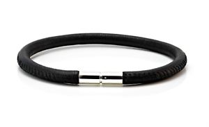 【送料無料】メンズブレスレット　メンズレディースナッパレザーブレスレットスターリングシルバーツイスト