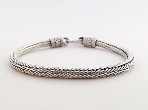 【送料無料】メンズブレスレット　バリナガチェーンリンクスターリングシルバーメンズジュエリーブレスレットbali naga tulang weave chain link sterling silver 925 mens jewelry bracelet