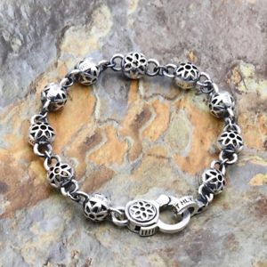 【送料無料】メンズブレスレット ソリッドスターリングシルバーメンズチェーンクラスプブレスレットsolid 925 sterling silver hallmarked mens chain clasp bracelet 16cm to 24cm