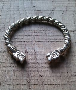 【送料無料】メンズブレスレット バイキングブレスレットウォルフアームリングノーフォークニューヨークviking bracelet brass wolf arm ring  athelstan vikings reenactment norfolk york