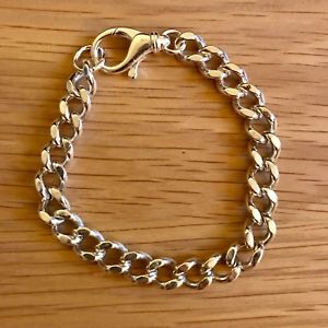 【送料無料】メンズブレスレット スターリングシルバーブレスレットボックス10 sterling silver curb bracelet hallmarked  with gift box 59g 11mm wide