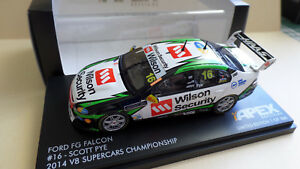 【送料無料】模型車　スポーツカー　スコットフォードfgハヤブサ2014atcc 143ar40608scott pye ford fg falcon 2014 atcc 143 scale ar40608
