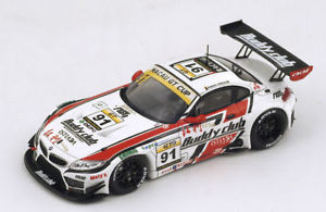 【送料無料】模型車　スポーツカー　bmw z4 gt3 n91 5thマカオgp gtカップ2014afarfus 143スパークsa072モデルbmw z4 gt3 n91 5th macau gp gt cup 2014 afarfus 143 spark sa072 mo