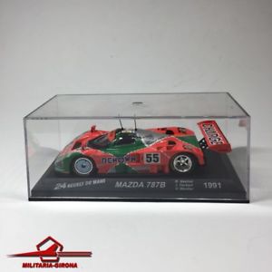 【送料無料】模型車　スポーツカー　マツダルマンネットワークmazda 787b renown 24 heures du mans b gachotj herbertv weidler 1991 ixo 143