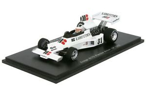 【送料無料】模型車 スポーツカー フォーミュライギリストレーニングスパークensign n175 cosworthwunderink formula 1 british gp 1975 training 143 spark