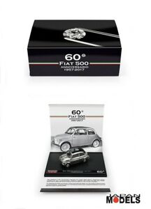 【送料無料】模型車　スポーツカー　フィアット500 6019572017スワロフスキー408500 brumm 143 fiat 500 60 anniversary 19572017 swarovski crystals 408500 brumm 143