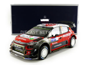 【送料無料】模型車　スポーツカー　norev 118 citroen c3 wrcmexico 2017 181632norev 118 citroen c3 wrcwinner mexico 2017 181632