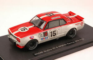 【送料無料】模型車　スポーツカー　スカイライン＃モデルnissan skyline gtr 15 fuji 1972 m kurosawa 143 model 44138 ebbro