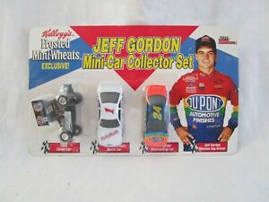 【送料無料】模型車　スポーツカー　ジェフゴードンミニカーコレクションケロッグガラスミニ1994 jeff gordon mini car collection kelloggs frosted mini wheats