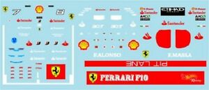 【送料無料】模型車　スポーツカー　デカールコレクションフェラーリf1 decals museum collection d569 143 for ferrari f10 late