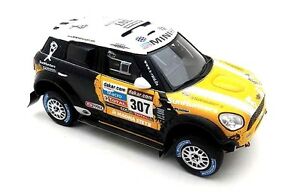 【送料無料】模型車 スポーツカー ミニレースダカールラリーモデルmini countryman 307 all4 racing 3rd place dakar rally 2013 143 model