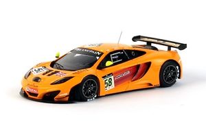 【送料無料】模型車　スポーツカー　マクラーレングアテマラ＃スパモデルスケールミニアチュアmclaren mp412c gt3 58 24h spa 2011 143 model true scale miniatures