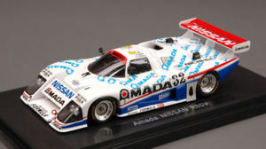 【送料無料】模型車　スポーツカー　＃アマダルマンモデルnissan r85v 32 amada le mans 1986 143 model ebbro