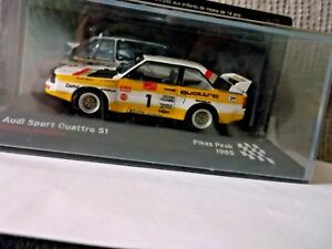【送料無料】模型車　スポーツカー　アウディスポーツクワトロムートンパイクスピークネットワークaudi sport quattro s1 1 michle mouton pikes peak 1985 143 ixo 23,086円