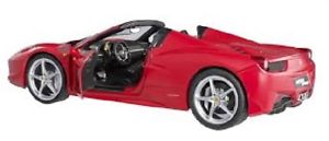 【送料無料】模型車 スポーツカー マテルホットホイールフェラーリスパイダーmattel hot wheels 118 ferrari 458 spider 2012red|hokushin