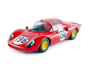 【送料無料】模型車　スポーツカー　フェラーリディノクーペ＃タルガフローリオウィンドウモデルferrari dino 206 s coupe 196 2nd targa florio 1966 window baghetti 118 model