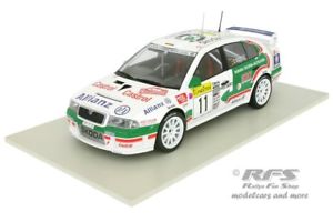 【送料無料】模型車　スポーツカー　シュコダモンテカルロラリーブラックフォックスネットワークベース