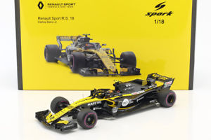 【送料無料】模型車　スポーツカー　スパークrenaultスポーツf1チーム55 カルロスsainzオーストラリアgp1182018spark renault sport f1 team 55 carlos sainzaustralian gp 2018 118