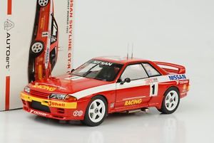 【送料無料】模型車　スポーツカー　スカイライン＃ダイカスト118 nissan skyline gtr r32 1 winner bathurst autoart diecast