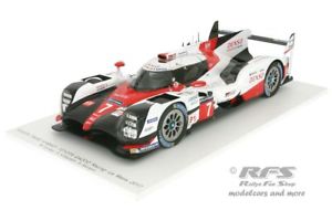 【送料無料】模型車 スポーツカー トヨタts050ハイブリッド24hレ2017コンウエーサラザン118スパーク18s321toyota ts050 hybrid 24h le mans 2017 conway kobayashi sarrazin 118 spark 18s32|hokushin