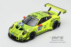 【送料無料】模型車　スポーツカー　ポルシェグアテマラニュルブルクリンクレーシング＃スパークシングルporsche 911 gt3 r 24h nrburgring 2018 manthey racing 911 118 spark 18sg031
